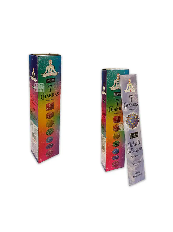 Incienso Krishna 7en1  Caja Surtido de 7 Chakras