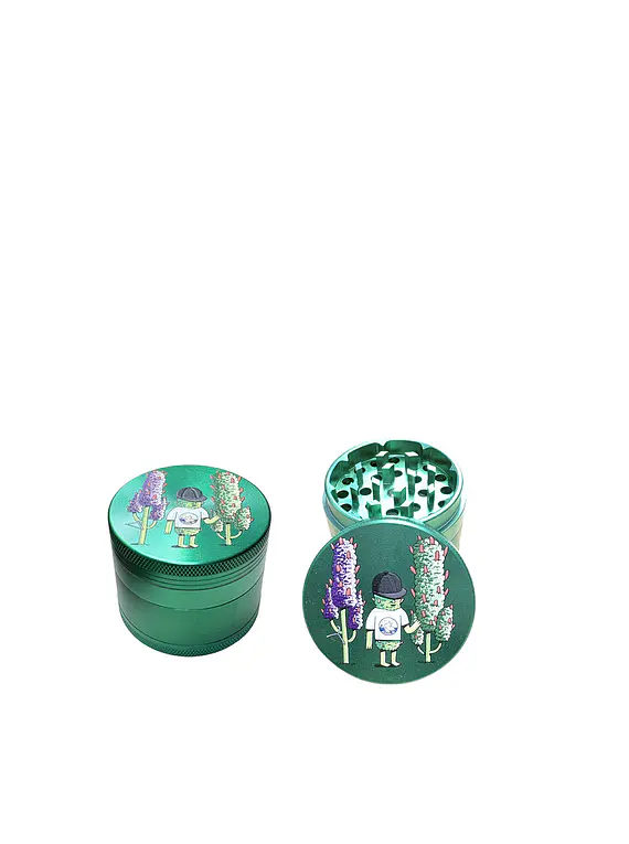 Moledor 4pcs 50mm Verde estampado CNC50-4-005-HOW