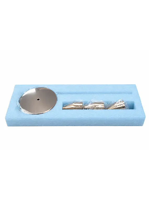 Set Porta Vela Metálico Dorado