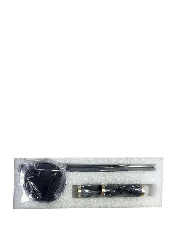 Set Porta vela Negro Metalico