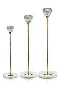 Set Porta Vela Cristal JI25-111