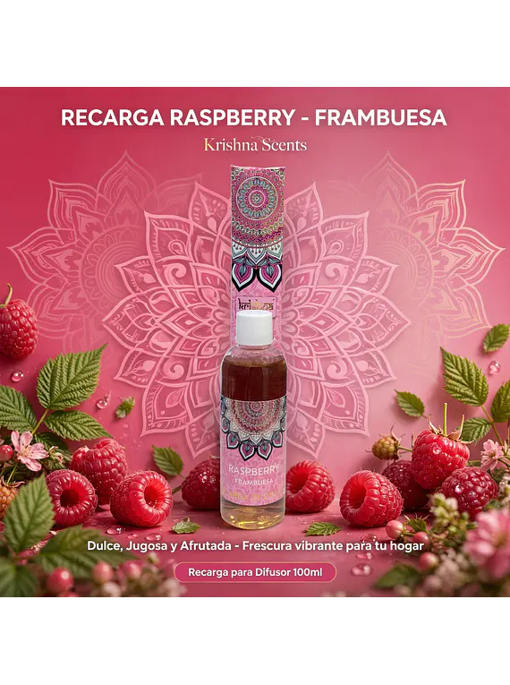 Recarga Difusor Mikado Krishna Frambuesa