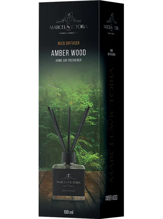 Difusor Ambiental Amber Wood Marcela Victoria 100ml