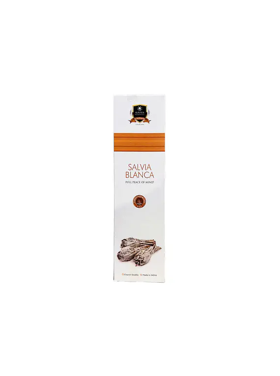 Incienso Alaukik Salvia blanca 30gr