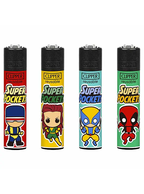 Encendedor Clipper Diseño Super Pockets 2