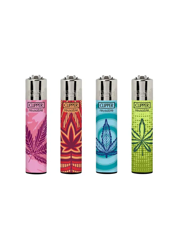 Encendedor Clipper Diseño Power Leaves 2