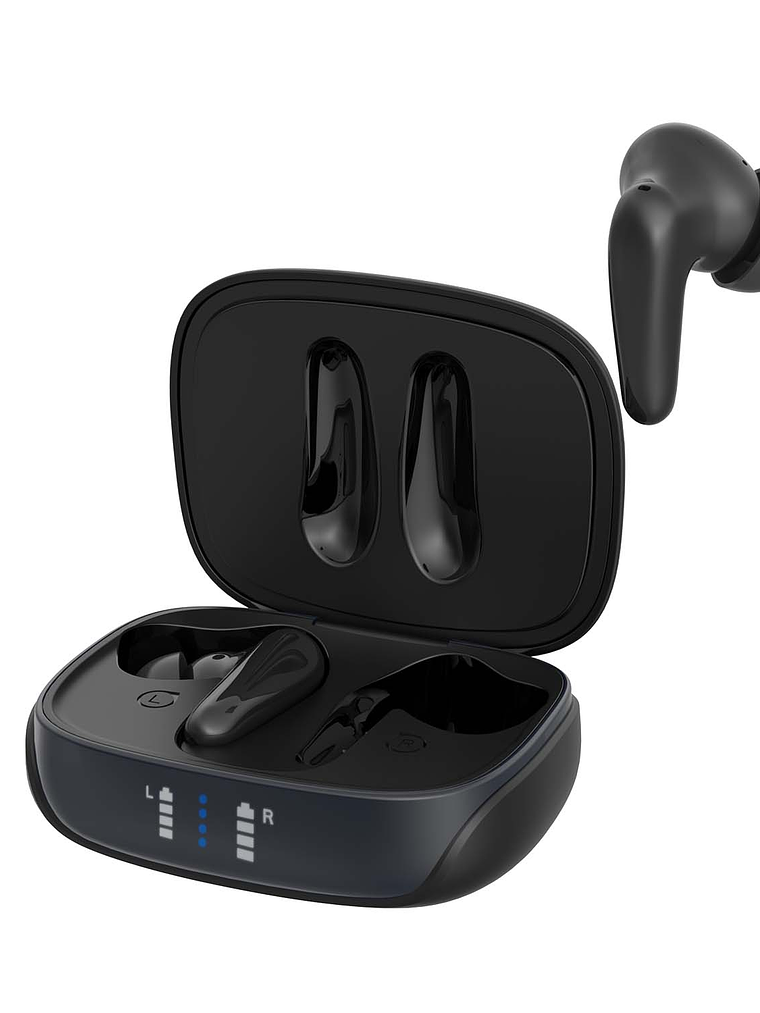 AIR Focus ANC Matte Black Active Noise Cancelling Earbuds (In Ear Wireless Headphones) 1