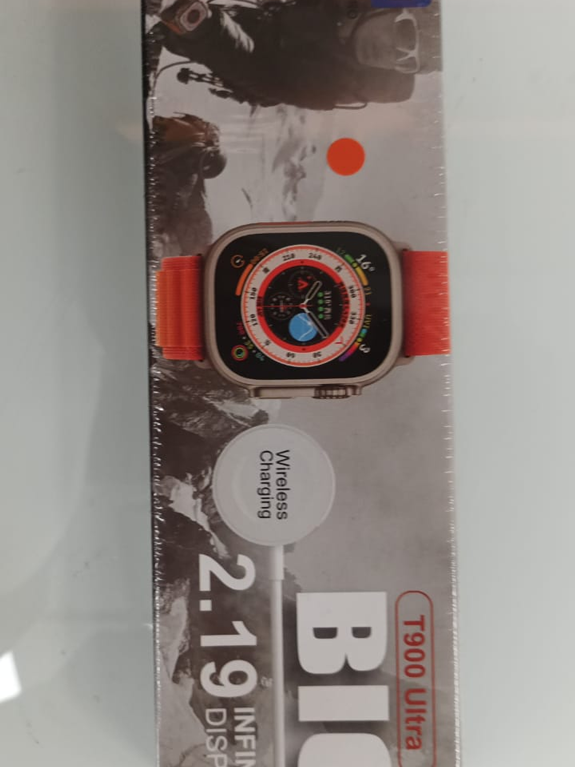 Reloj Smartwatch T900 Ultra Big 2.19” – Naranjo / Plateado 4