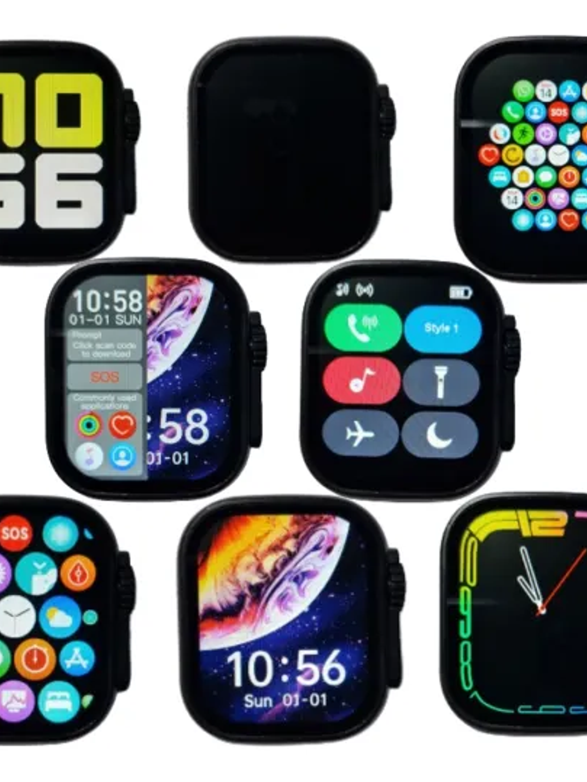 Reloj Smartwatch T900 Ultra Big 2.19” – Naranjo / Plateado 5