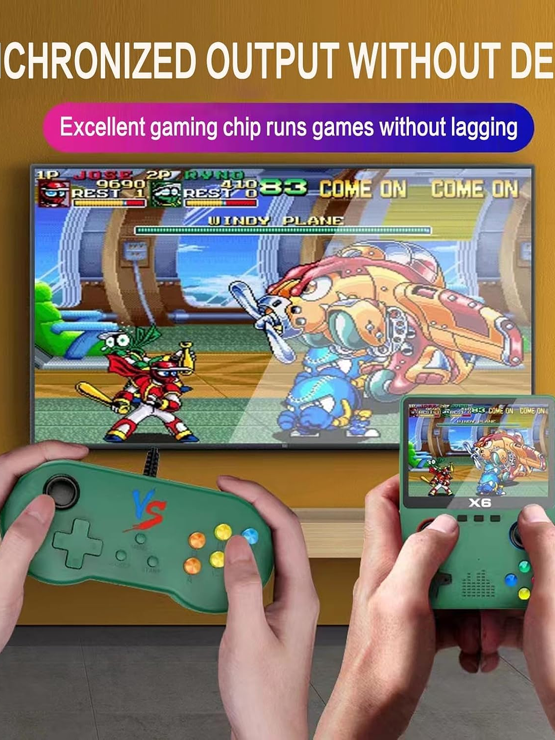 Consola Retro Portátil X6 – 10.000+ Juegos Clásicos 7