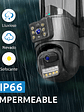 Cámara de Vigilancia Exterior Doble Lente 360° | Seguridad Inteligente Total - Miniatura 4