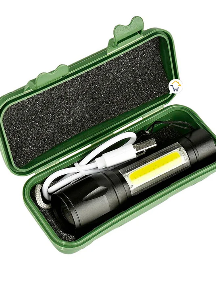Linterna Portátil Recargable Ideal para Camping y Outdoor 3