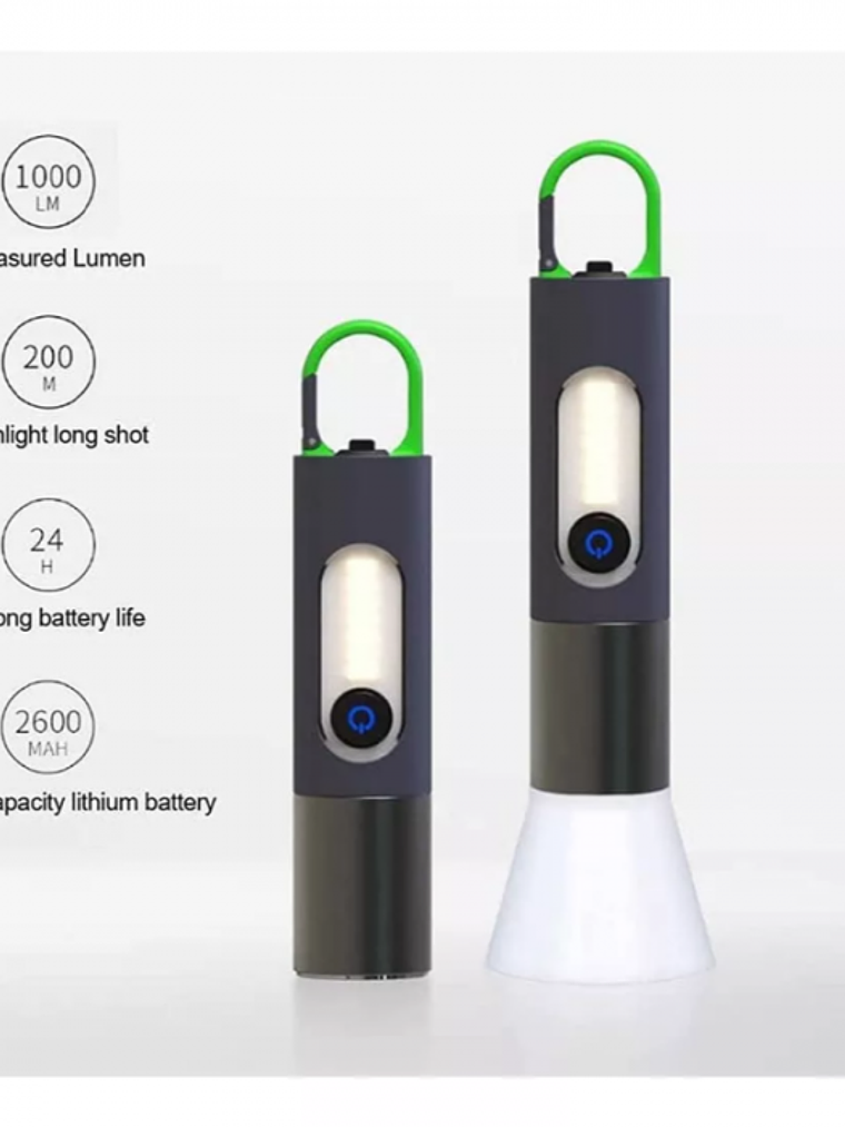 Linterna Exterior Láser Táctica Recargable LED Luz Rondon 2