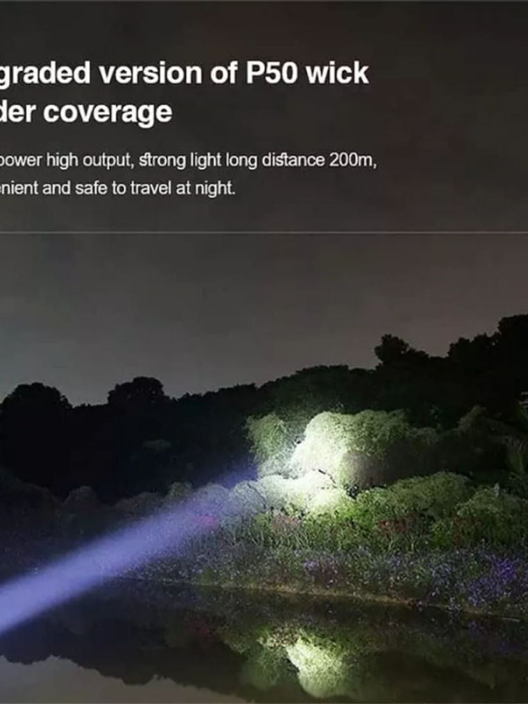 Linterna Exterior Láser Táctica Recargable LED Luz Rondon 6