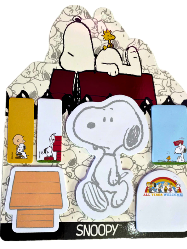 MAW SNOOPY SET DE NOTAS ADHESIVAS 1