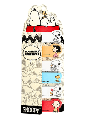 MAW SNOOPY SET BANDERITAS ADHESIVAS