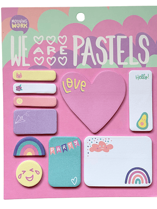 MAW PASTEL SET NOTAS ADHESIVAS