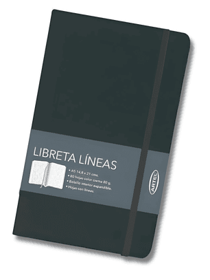 LIBRETA A LINEAS A5 80 HOJAS