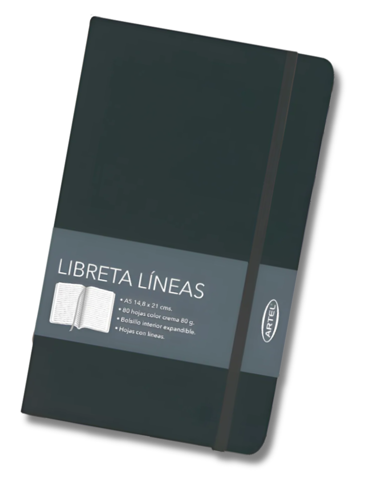 LIBRETA A LINEAS A5 80 HOJAS 1