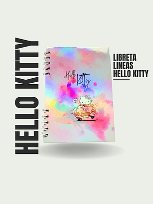 LIBRETA A LINEAS HELLO KITTY 