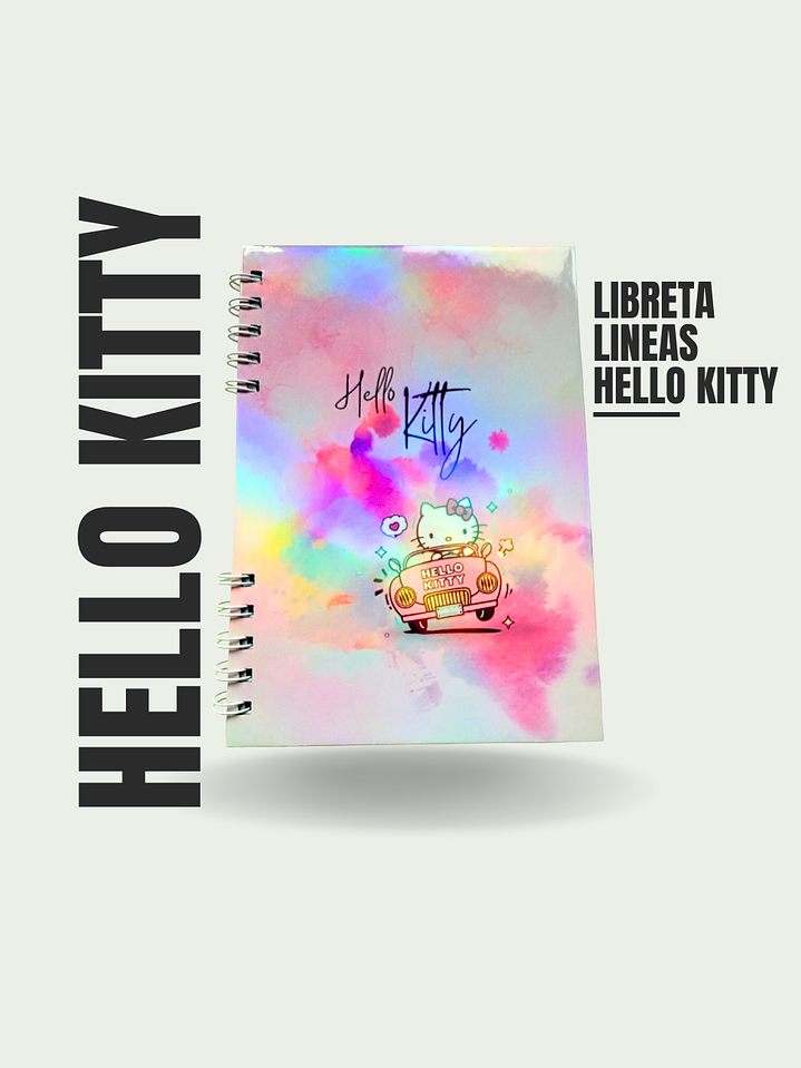 LIBRETA A LINEAS HELLO KITTY  1