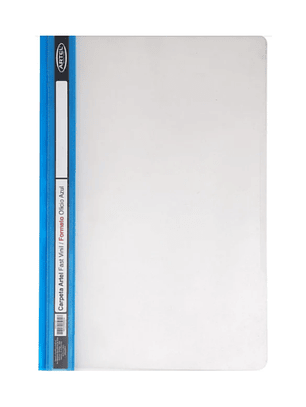 CARPETA ARTEL FAST VINIL OFICIO AZUL