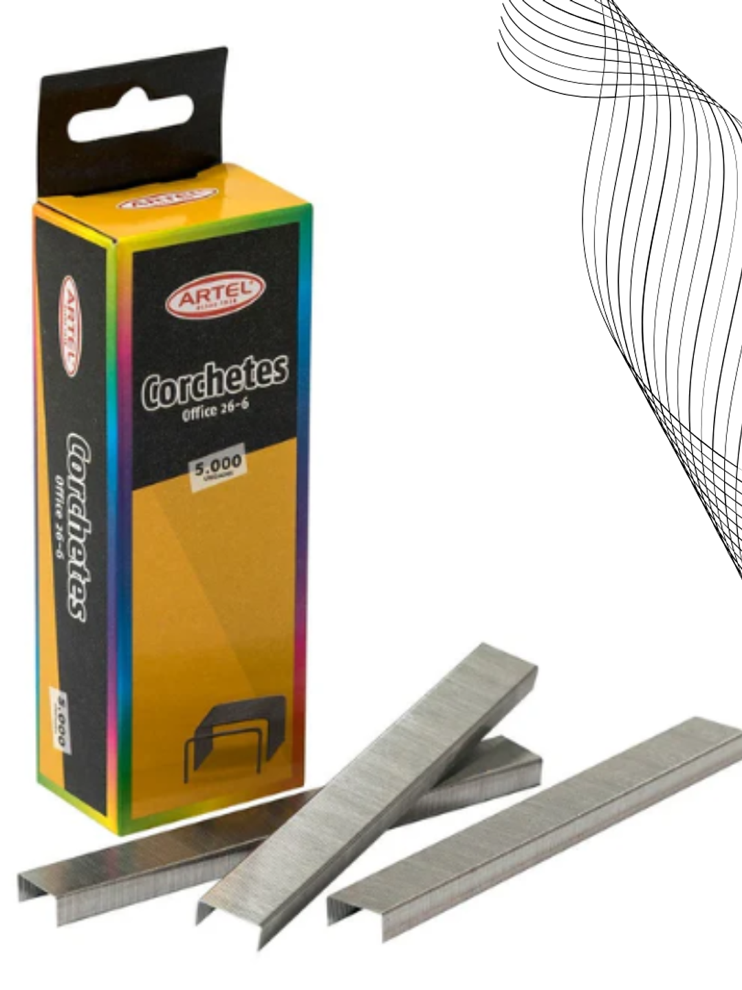 CORCHETES  26/6 ARTEL CAJA 5000 1