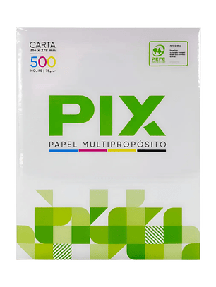 RESMA PAPEL FOTOCOPIA BLANCO 75GR 500 HOJAS TAMAÑO CARTA