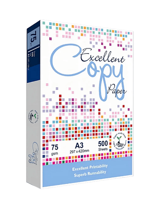 RESMA DE PAPEL TAMAÑO A3 75GR 500 HOJAS