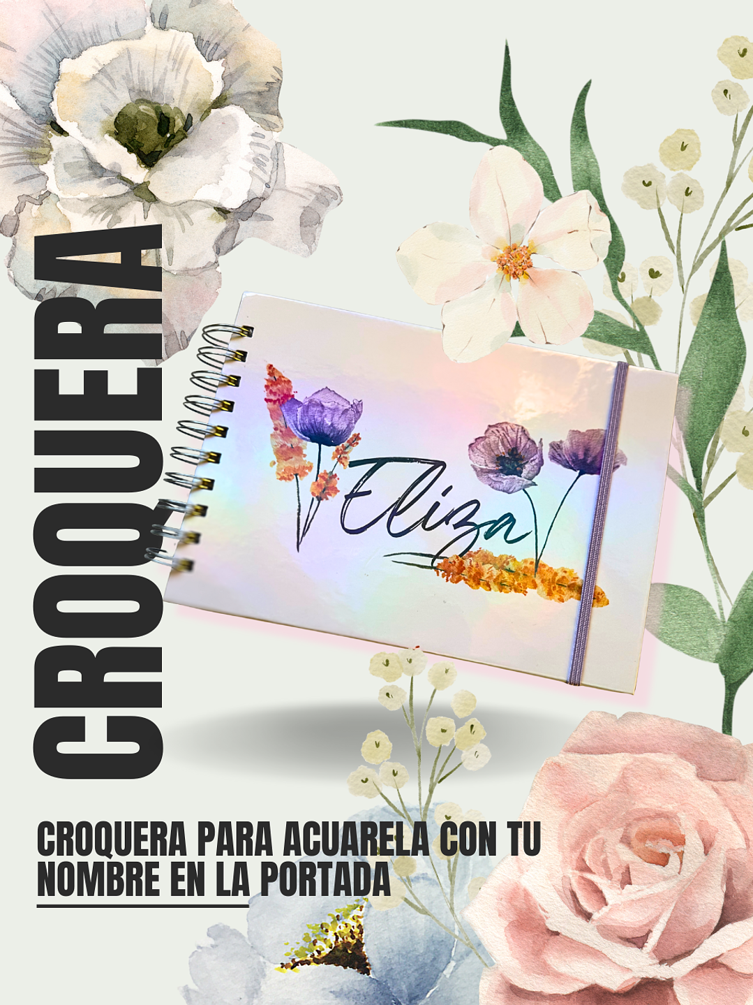 CROQUERA VIAJERA PARA ACUARELA TAMAÑO A5 1