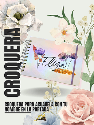CROQUERA VIAJERA PARA ACUARELA TAMAÑO A5