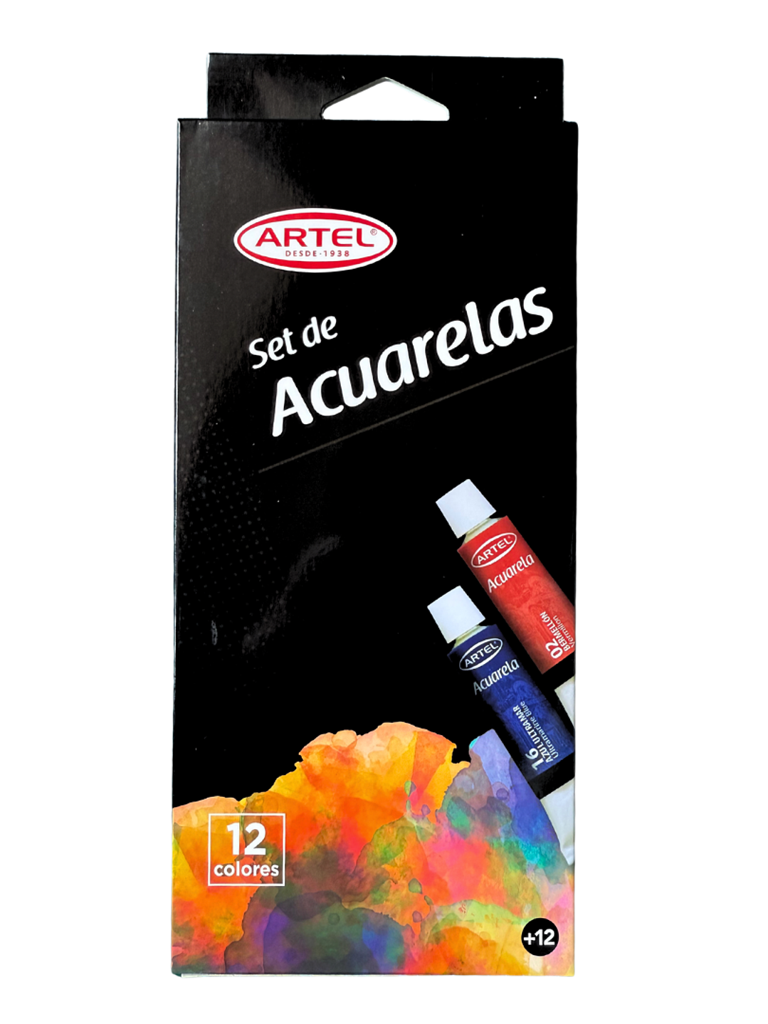 SET DE ACUARELAS 12 COLORES DE 12 ML 1