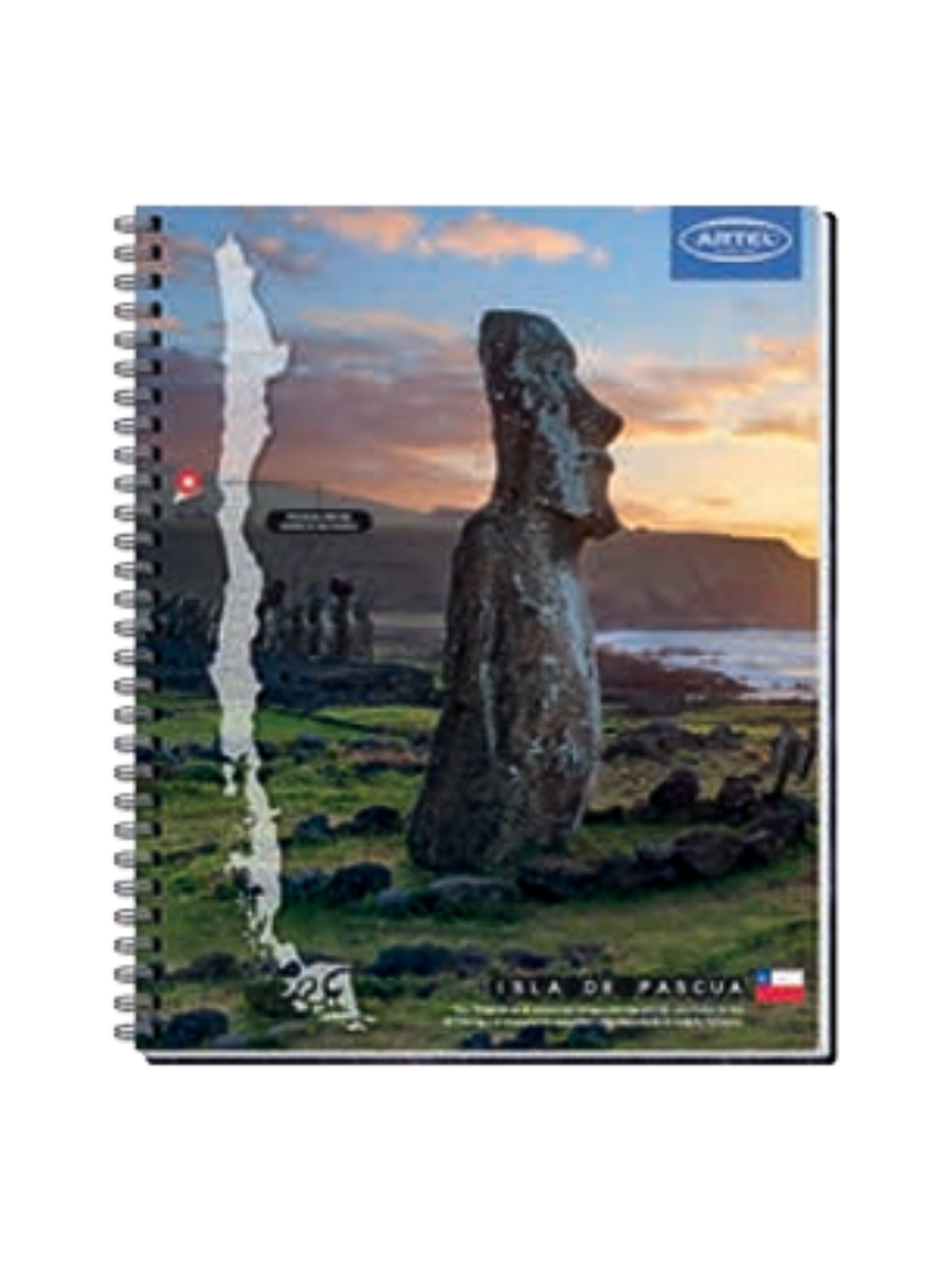 CUADERNO UNIVERSITARIO 100 HOJAS 7MM PAISAJES DE CHILE 3