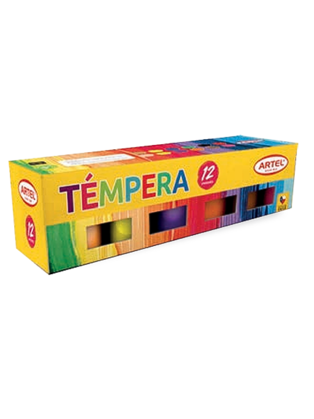ESTUCHE TÉMPERA 12 COLORES ARTEL 1