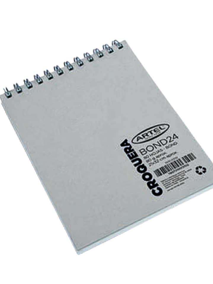 CROQUERA BOND 24 21 X 32CM 80 HOJAS OFICIO 1