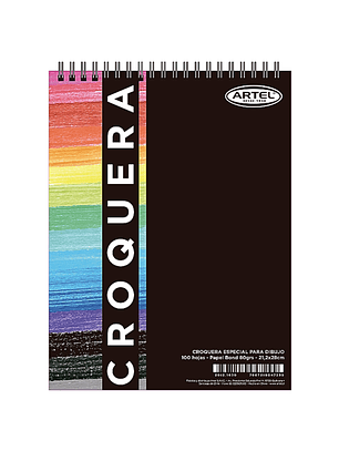 CROQUERA BOND 21 X 28CM ARTEL COLOR CARTA