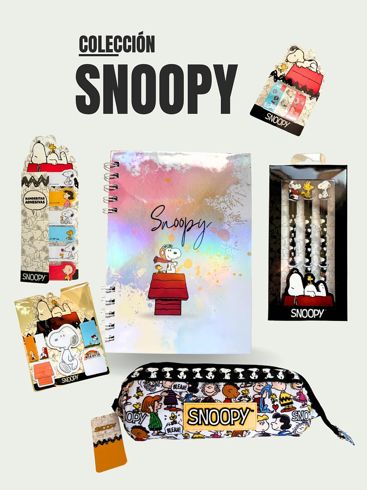 PROMOCIÓN SET COMPLETO SNOOPY 1