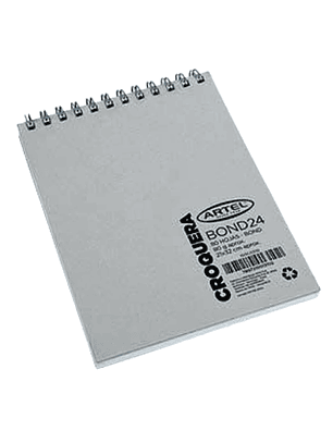 CROQUERA BOND 24 21 X 32CM 80 HOJAS OFICIO