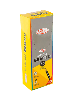 LÁPIZ GRAFITO TRIANGULAR ARTEL 2HB