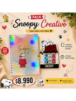 Pack Snoopy Creativo 