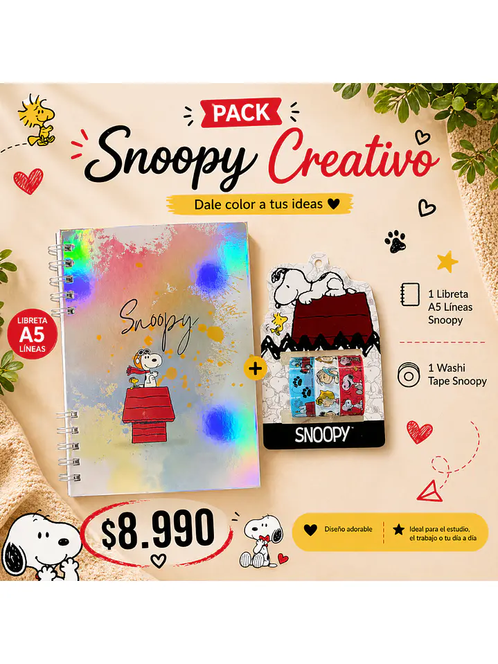 Pack Snoopy Creativo  1