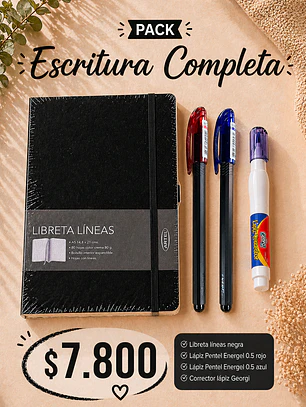 Pack Escritura Completa 