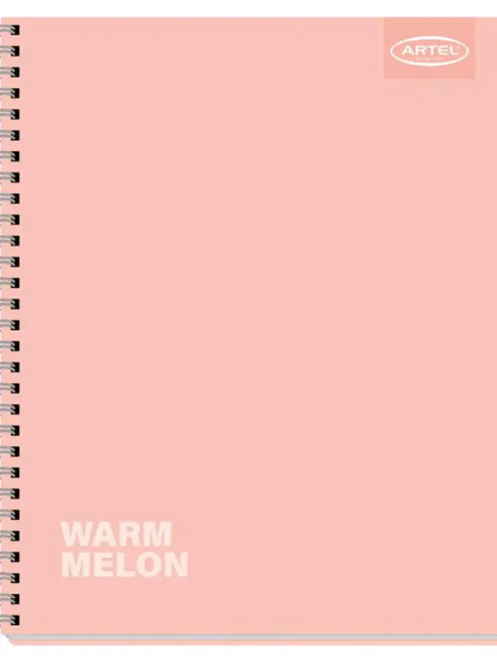 CUADERNO UNIVERSITARIO 100 HOJAS 7MM COLORES PASTEL MARCA ARTEL 1