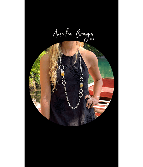 Collar jaspe abejorro 