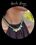 Collar cuarzo verde