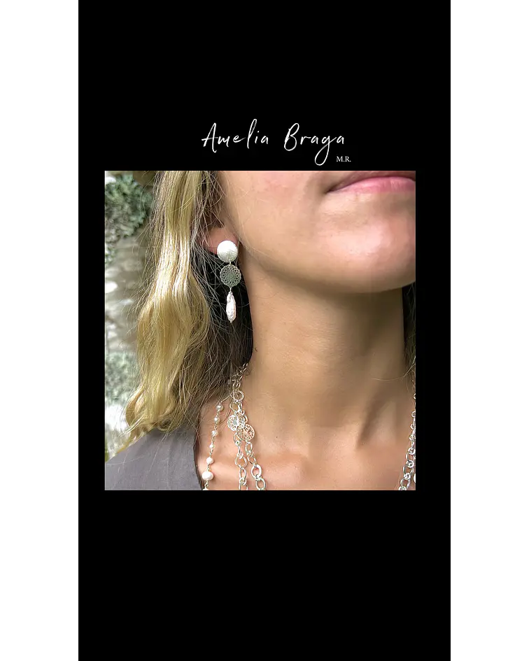 Aros perlas barrocas 