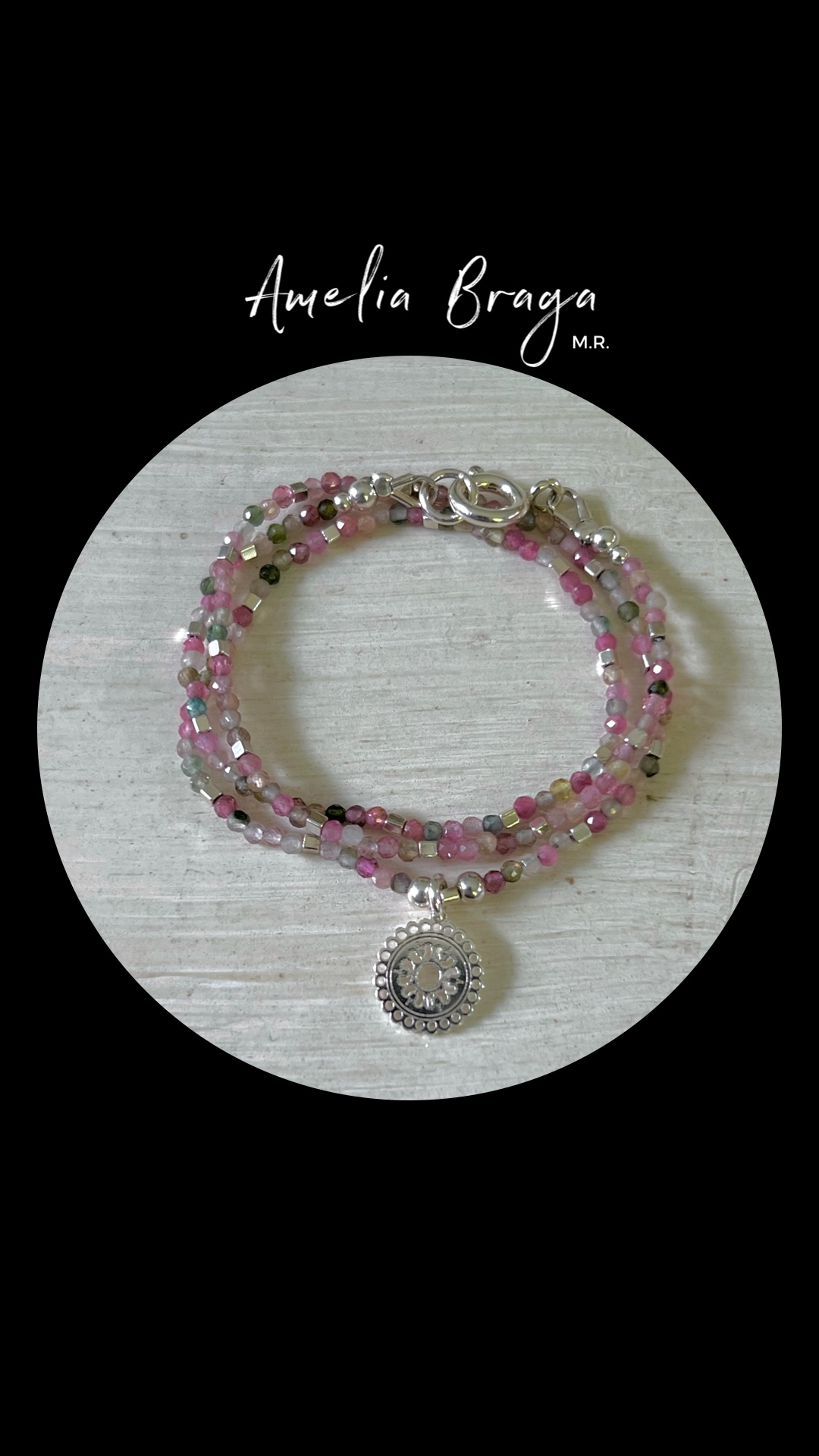 Collar turmalinas mini