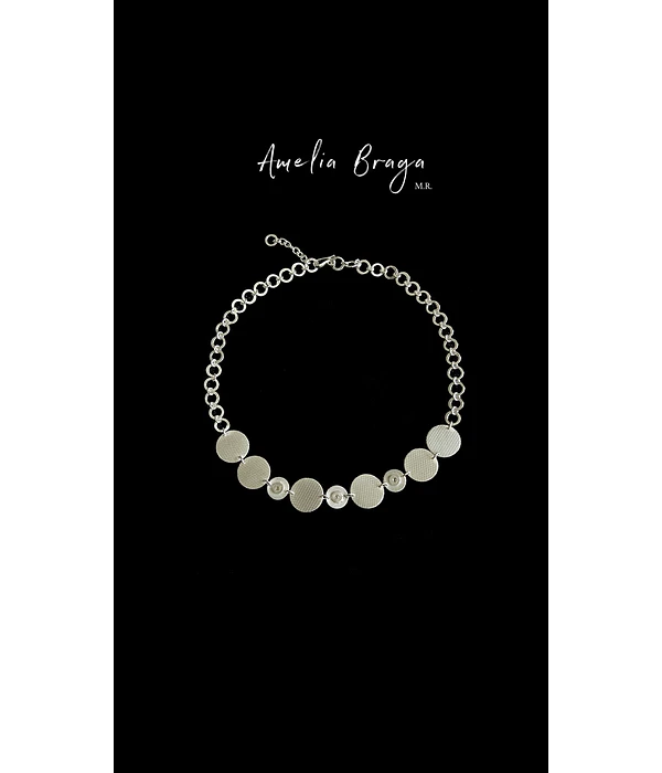 Collar círculos texturados 