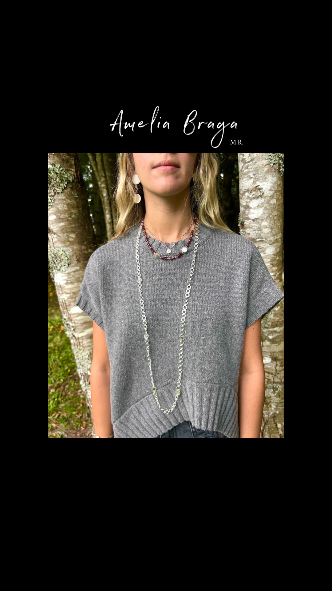Collar golillas y mandalas