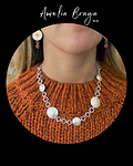 Collar círculos cóncavos 